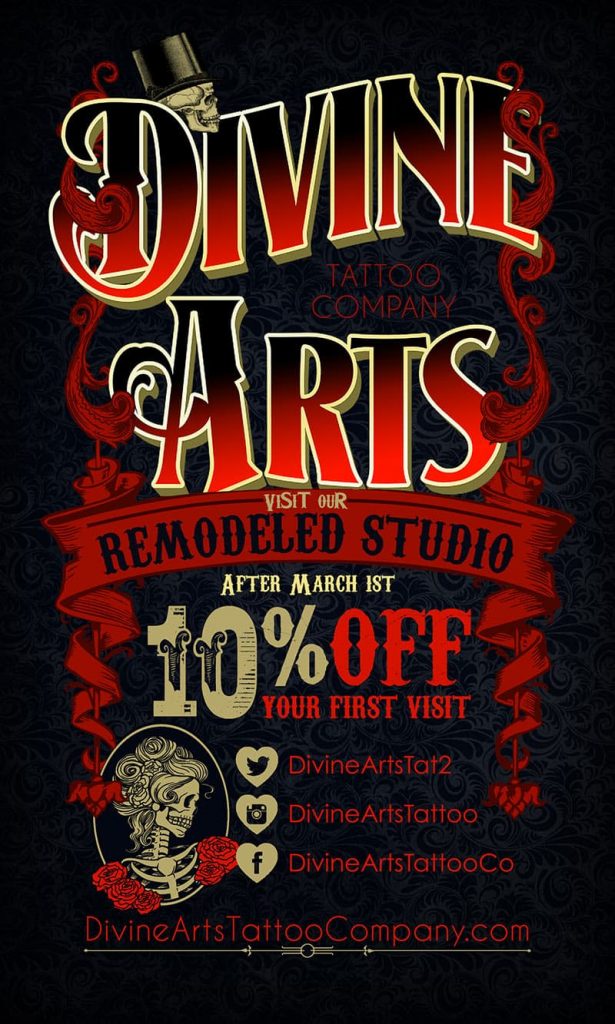 Divine Arts Tattoo Company Tattoo Studio Matthews, NC