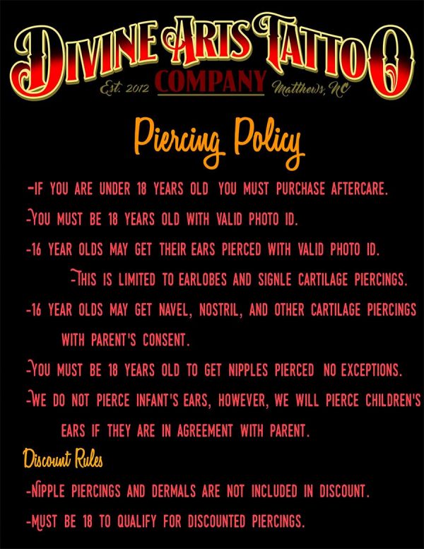 piercingpolicy Divine Arts Tattoo